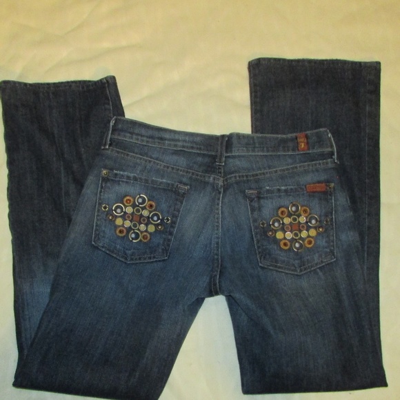 7 For All Mankind Denim - Donating 8/1 7 For All Mankind sz 29 bling jeans